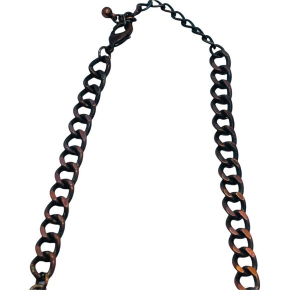 Vintage Crystal Statement Necklace; 18”; possibly J. Crew - Picture 5 of 9